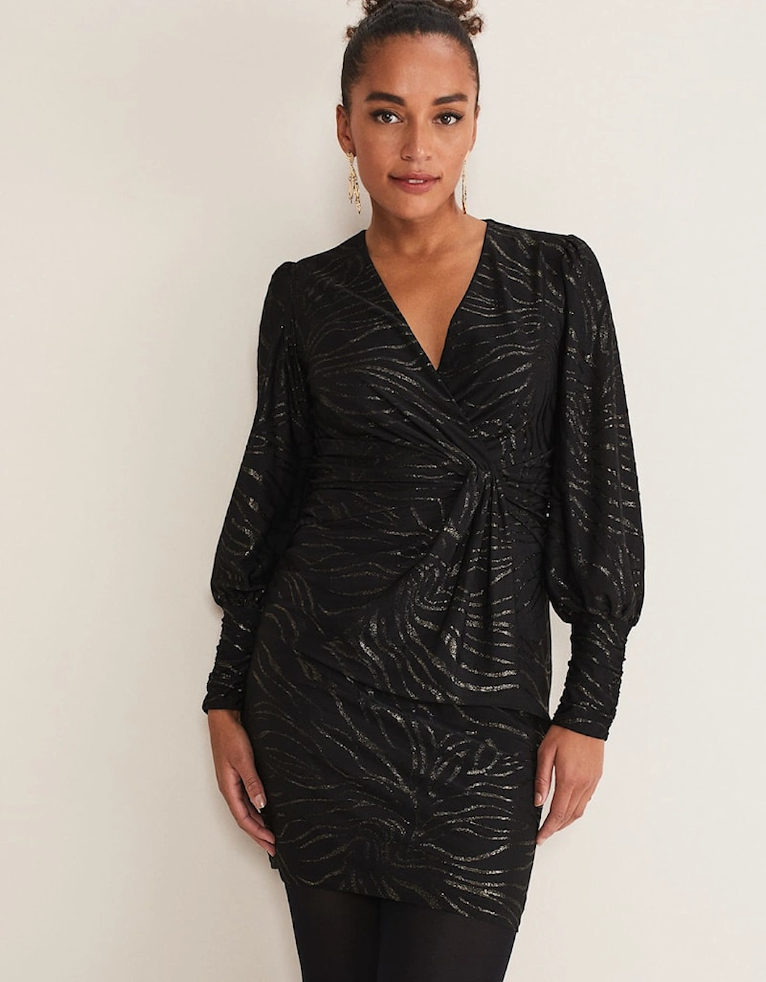 Eve Shimmer Jersey Dress, 7 of 6