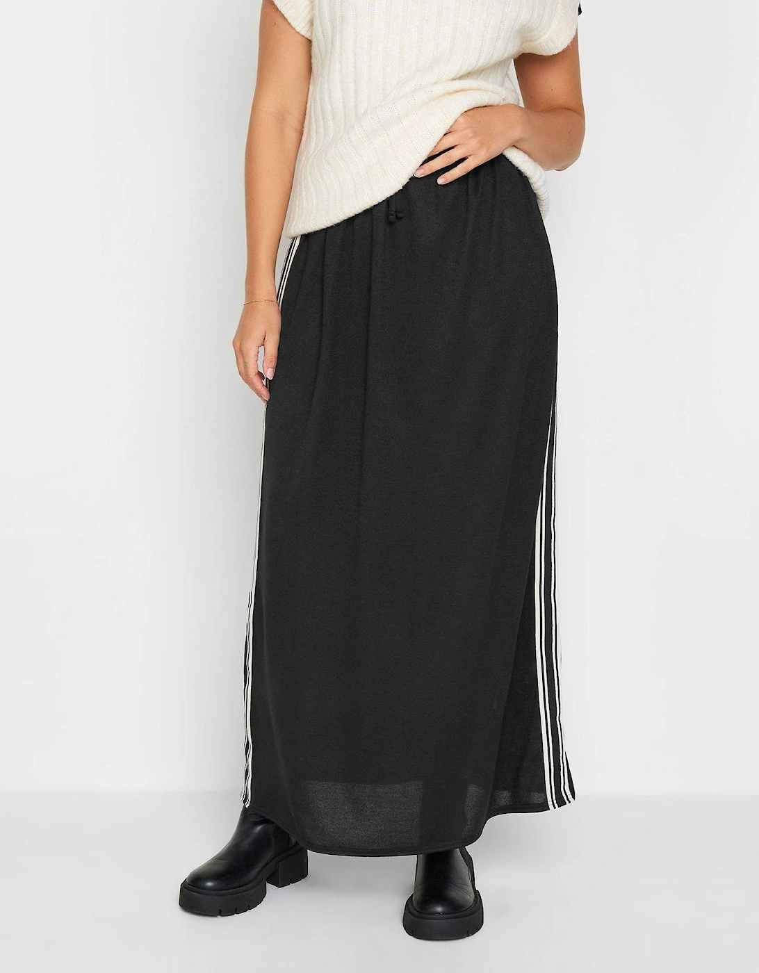 Mono Stripe Panel Skirt, 2 of 1