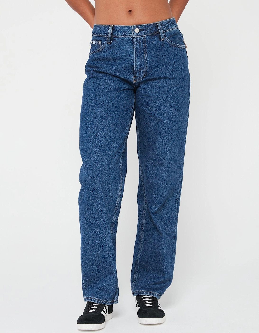 90's Straight Leg Jeans - Blue, 7 of 6