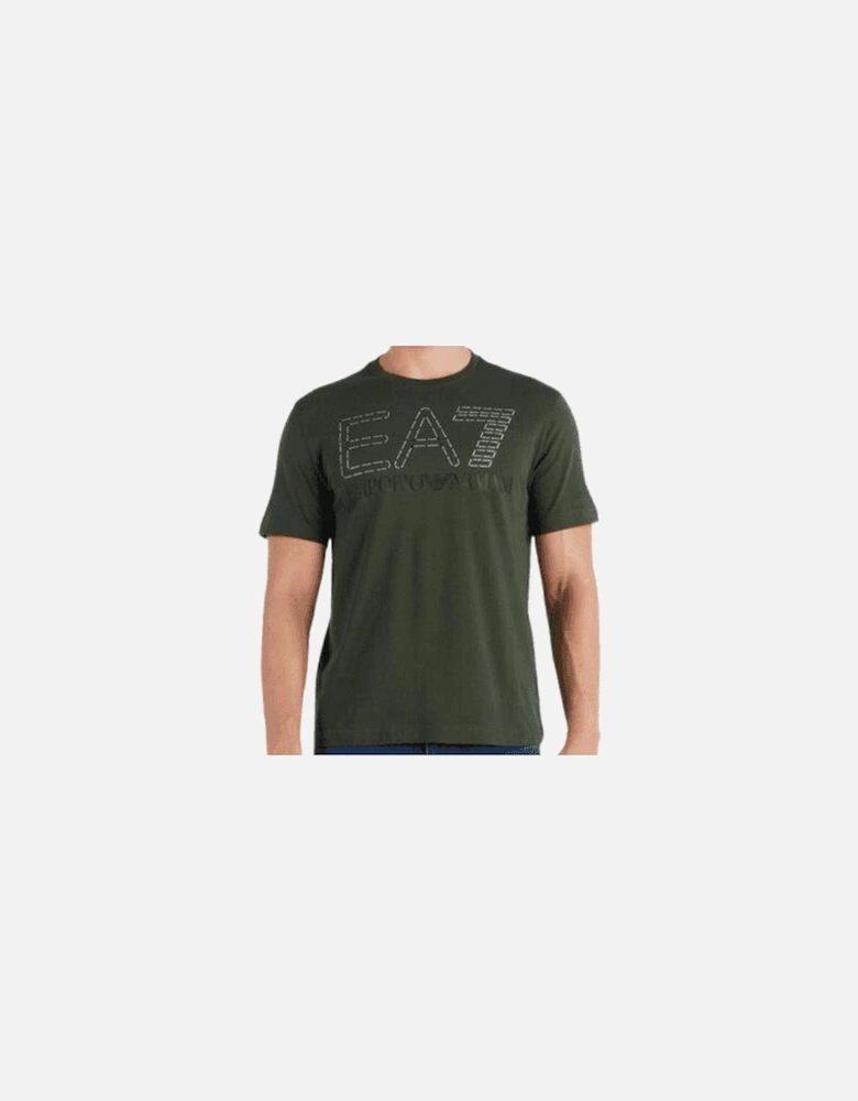 Cotton Line Logo Green T-Shirt
