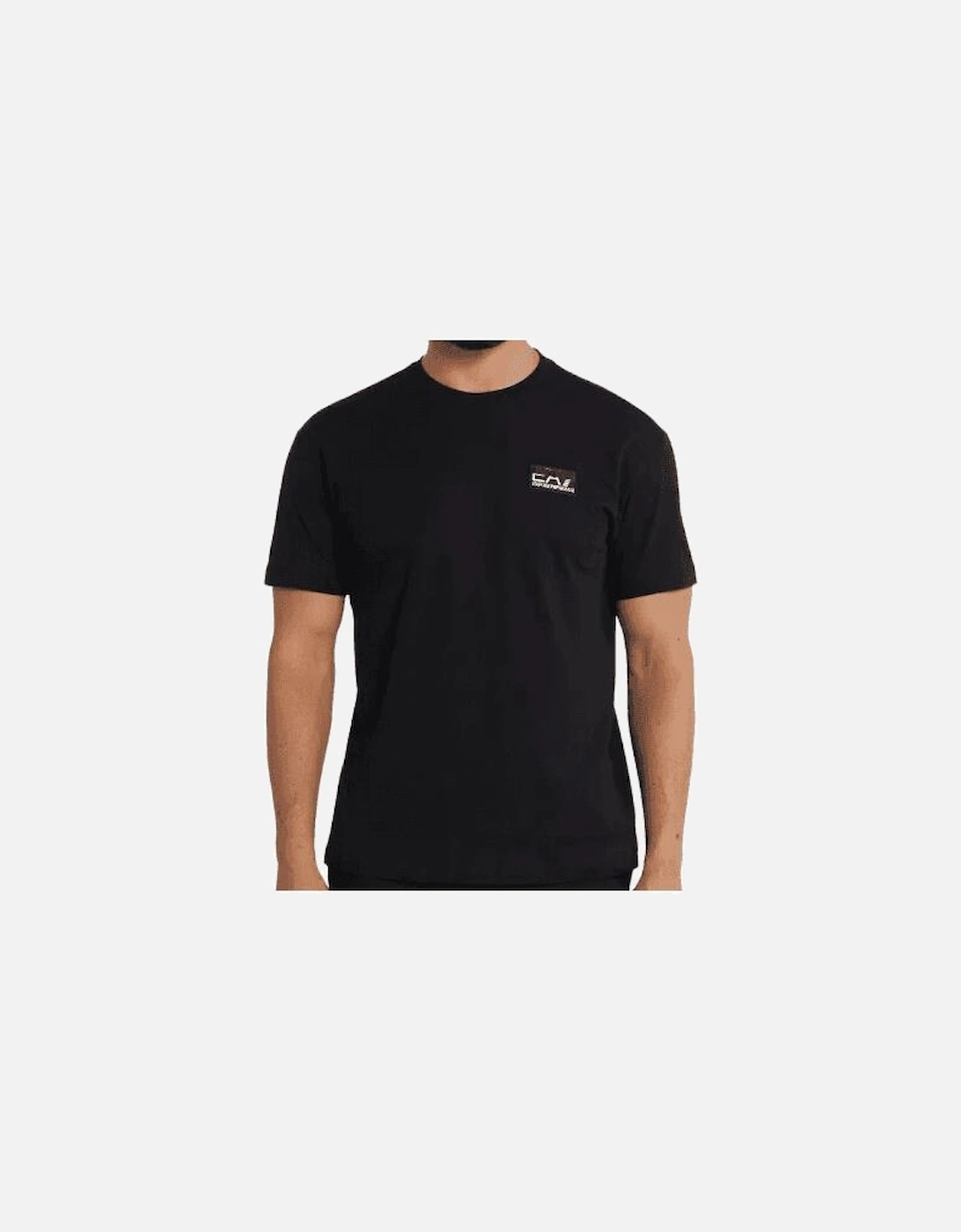 Cotton Split Logo Black T-Shirt, 3 of 2