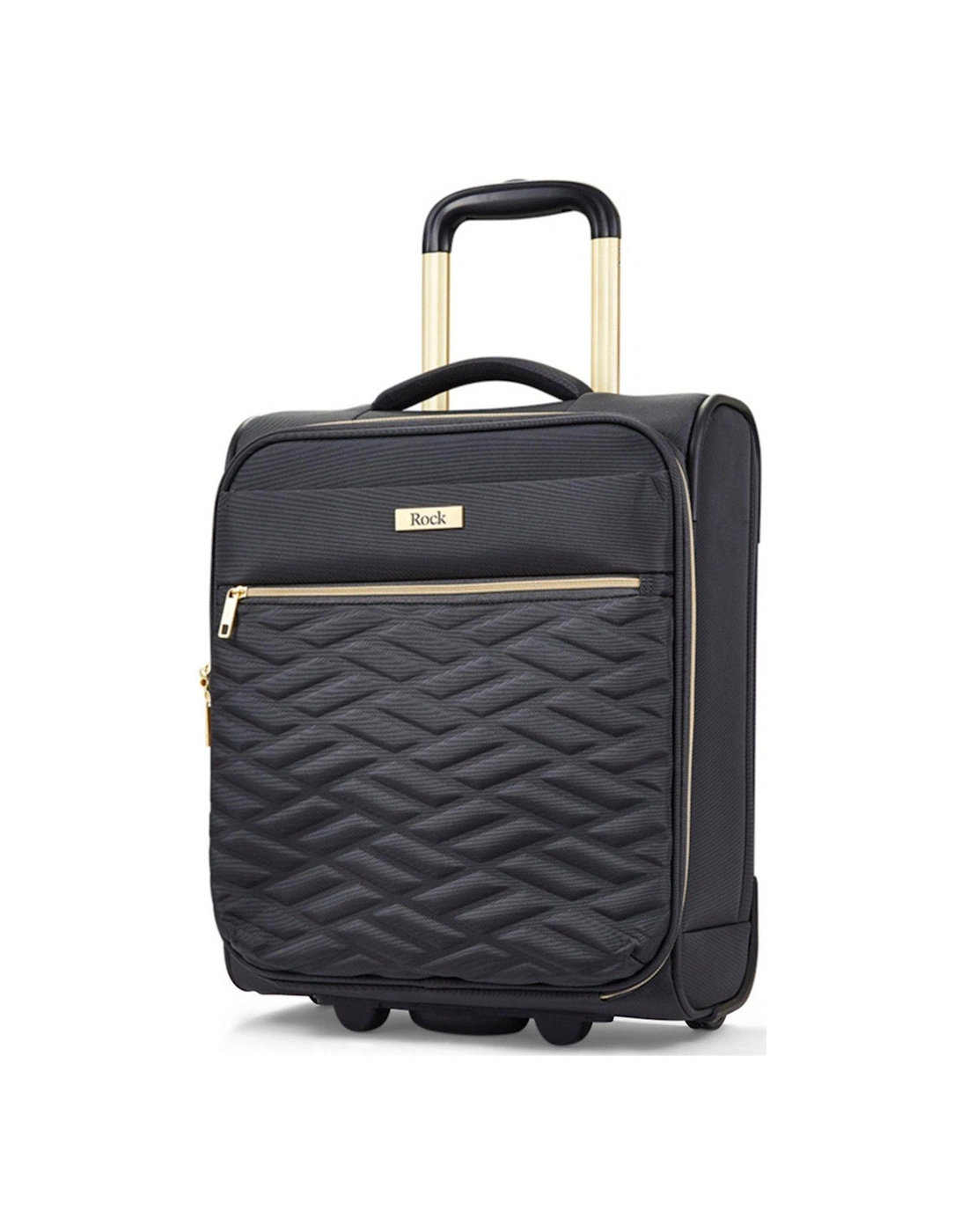 Sloane Softshell 2 wheel expander with TSA lock Underseat Suitcase - Black, 2 of 1