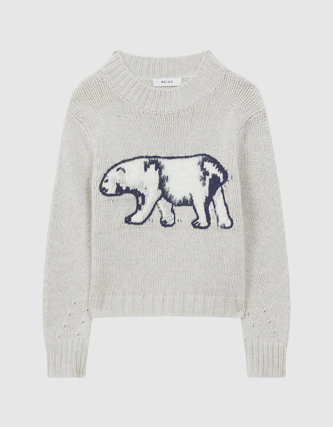 Casual Knitted Polar Bear Jumper, 2 of 1