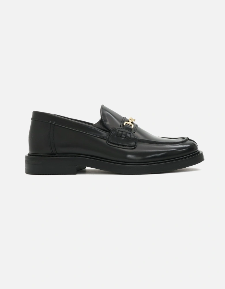 Chain Detail Black Loafer