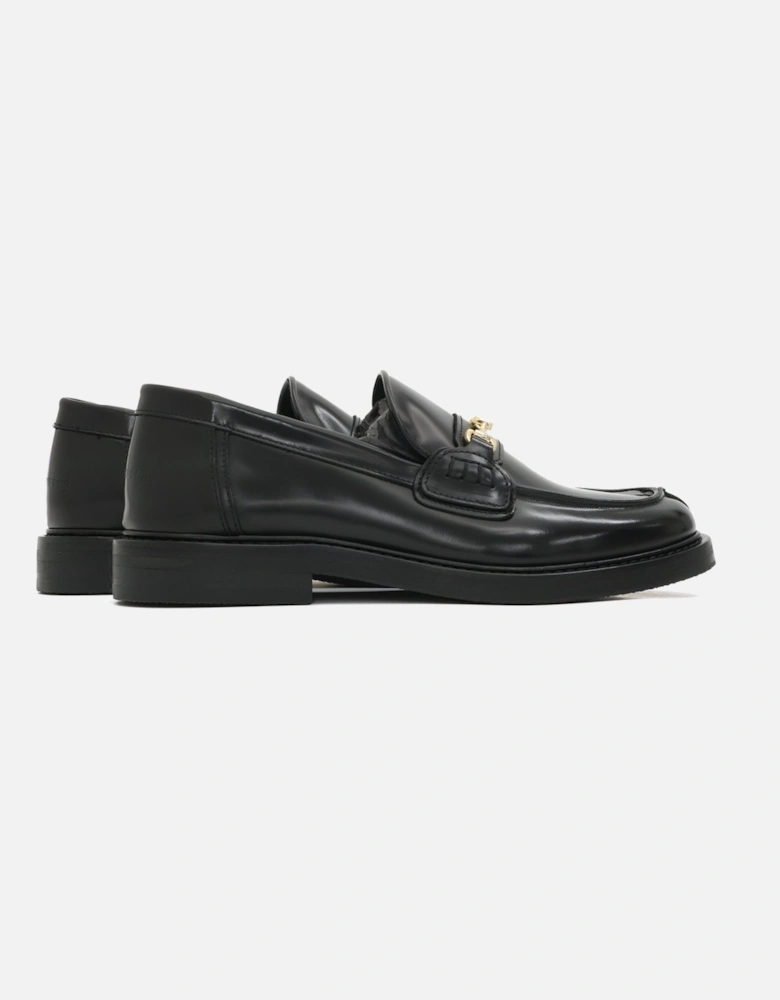 Chain Detail Black Loafer