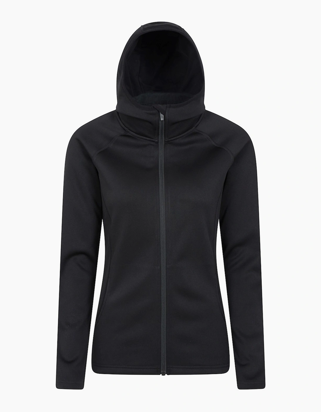 Mountain Warehouse Women's Black / Dynamic Chakra Isocool Full Zip Hoodie - Size: 18