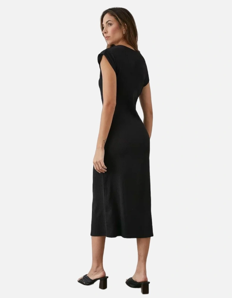 Womens/Ladies Jersey Ruched Side Midi Dress