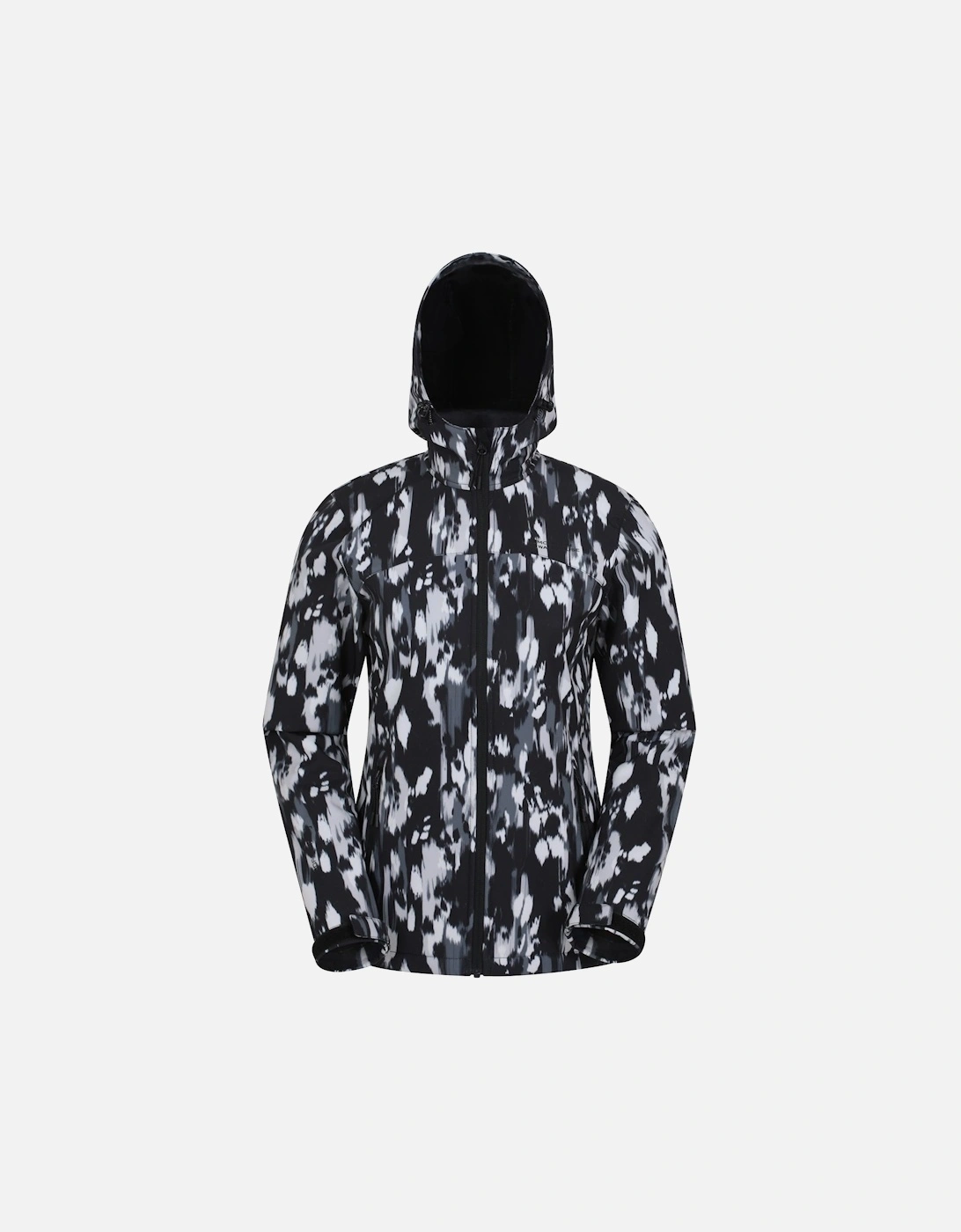 Womens/Ladies Printed Water Resistant Soft Shell Jacket, 6 of 5