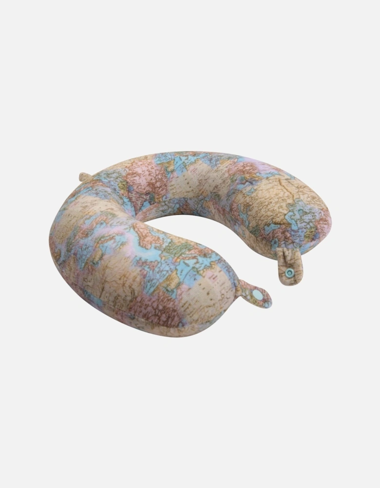 Mountain Warehouse World Map Memory Foam Travel Pillow