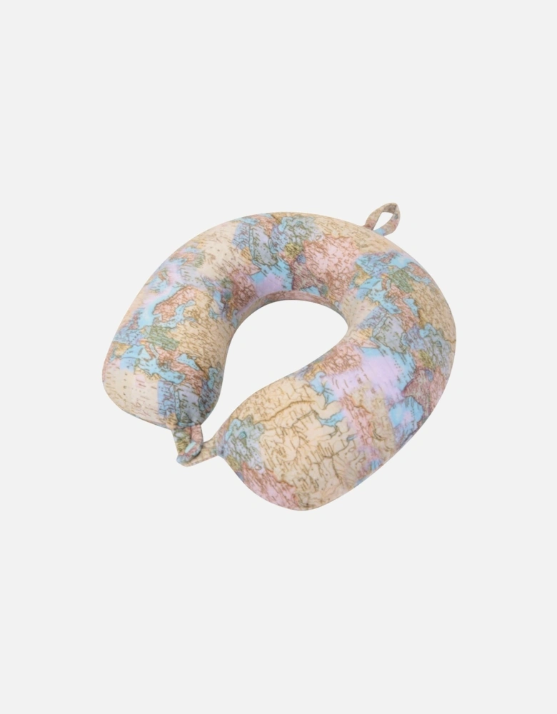 Mountain Warehouse World Map Memory Foam Travel Pillow