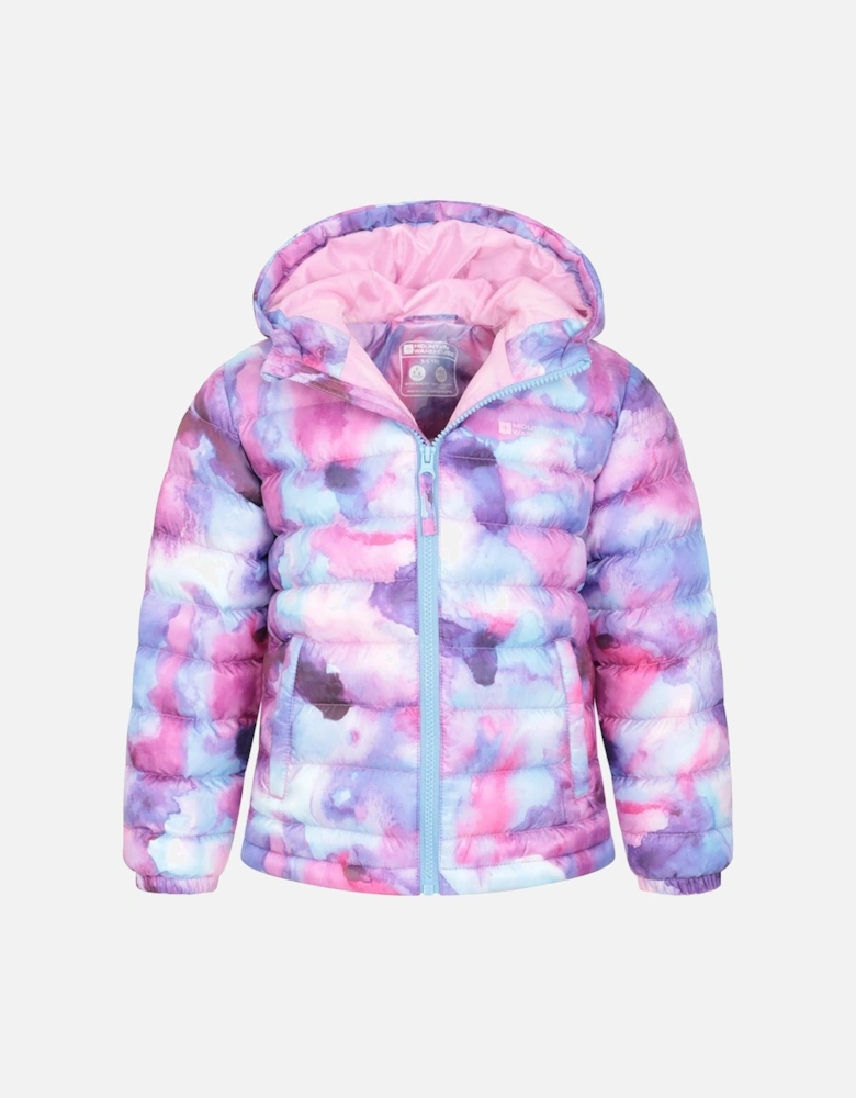 Childrens/Kids Seasons Watercolour Padded Jacket