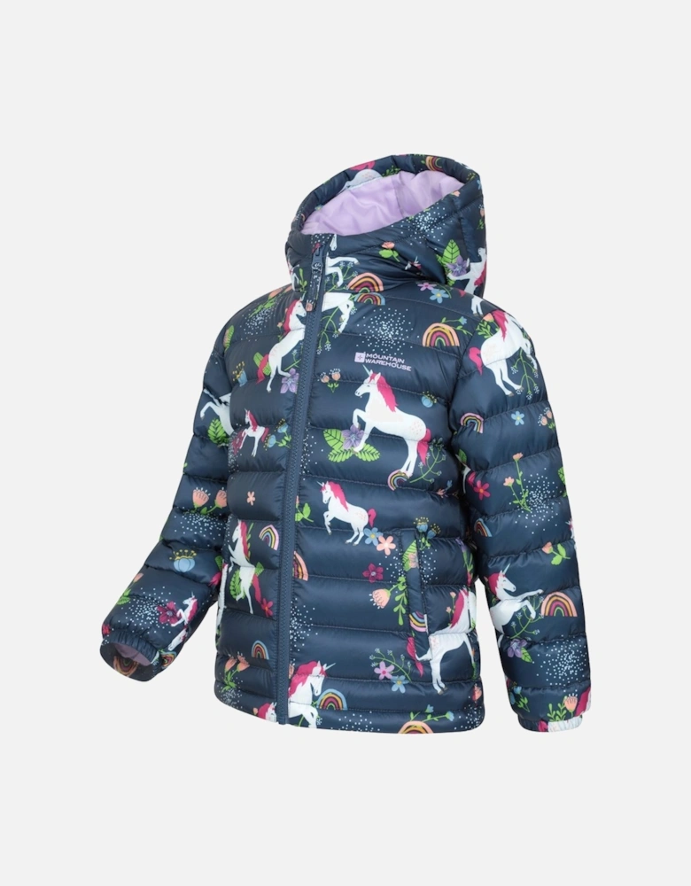 Childrens/Kids Seasons Unicorn Padded Jacket