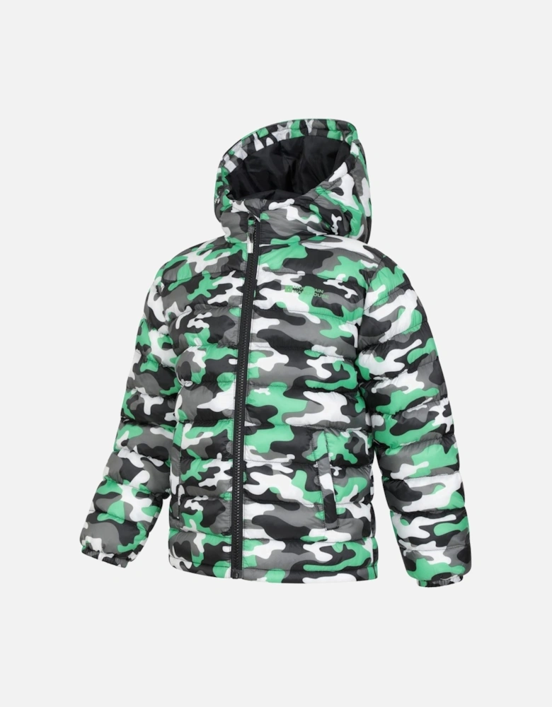 Childrens/Kids Seasons Camouflage Padded Jacket