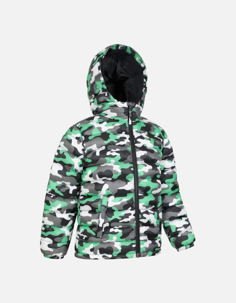 Childrens/Kids Seasons Camouflage Padded Jacket