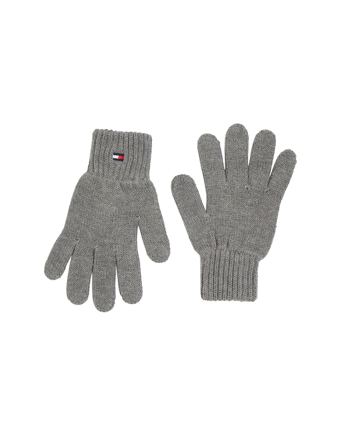Kids Small Flag Gloves - Light Grey Heather, 2 of 1