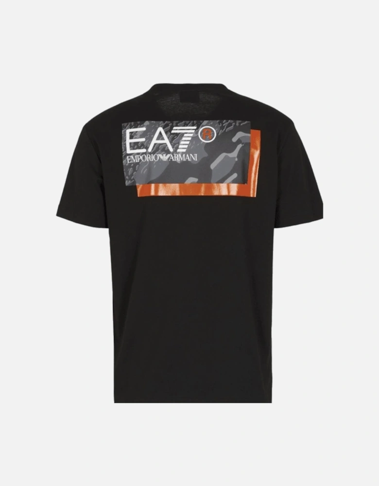 Rear Camo Logo Black T-Shirt