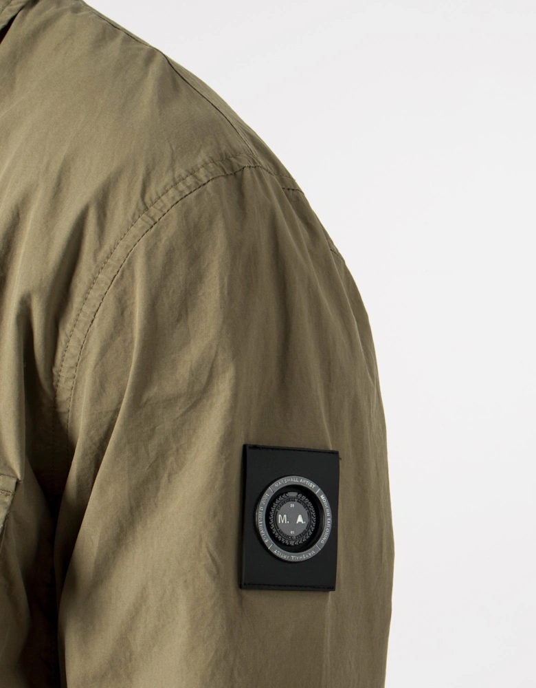 Slim Fit Parachute Cotton Overshirt