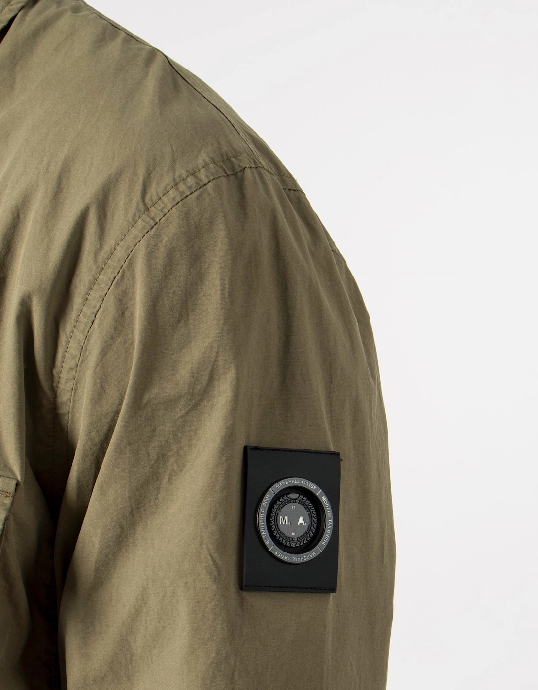 Slim Fit Parachute Cotton Overshirt