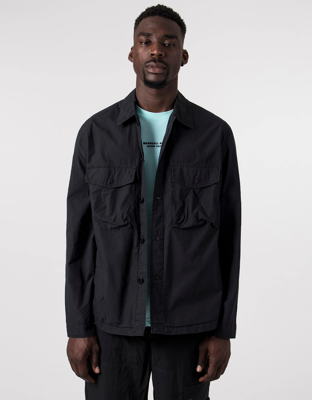 Slim Fit Parachute Cotton Overshirt, 7 of 6