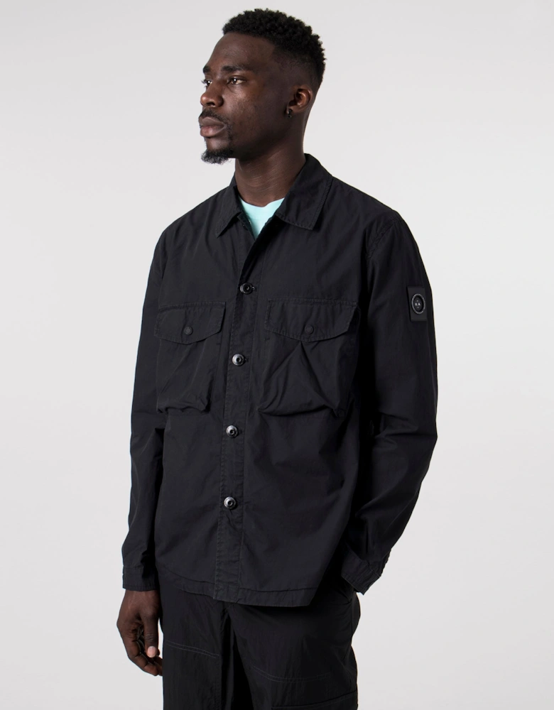 Slim Fit Parachute Cotton Overshirt