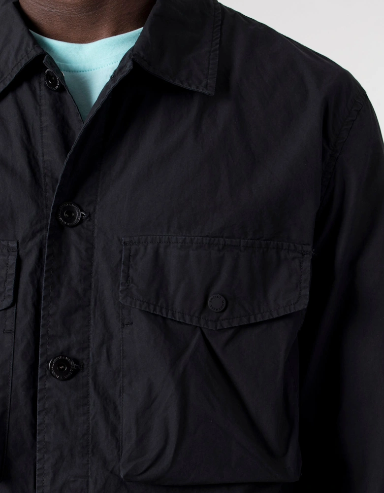 Slim Fit Parachute Cotton Overshirt