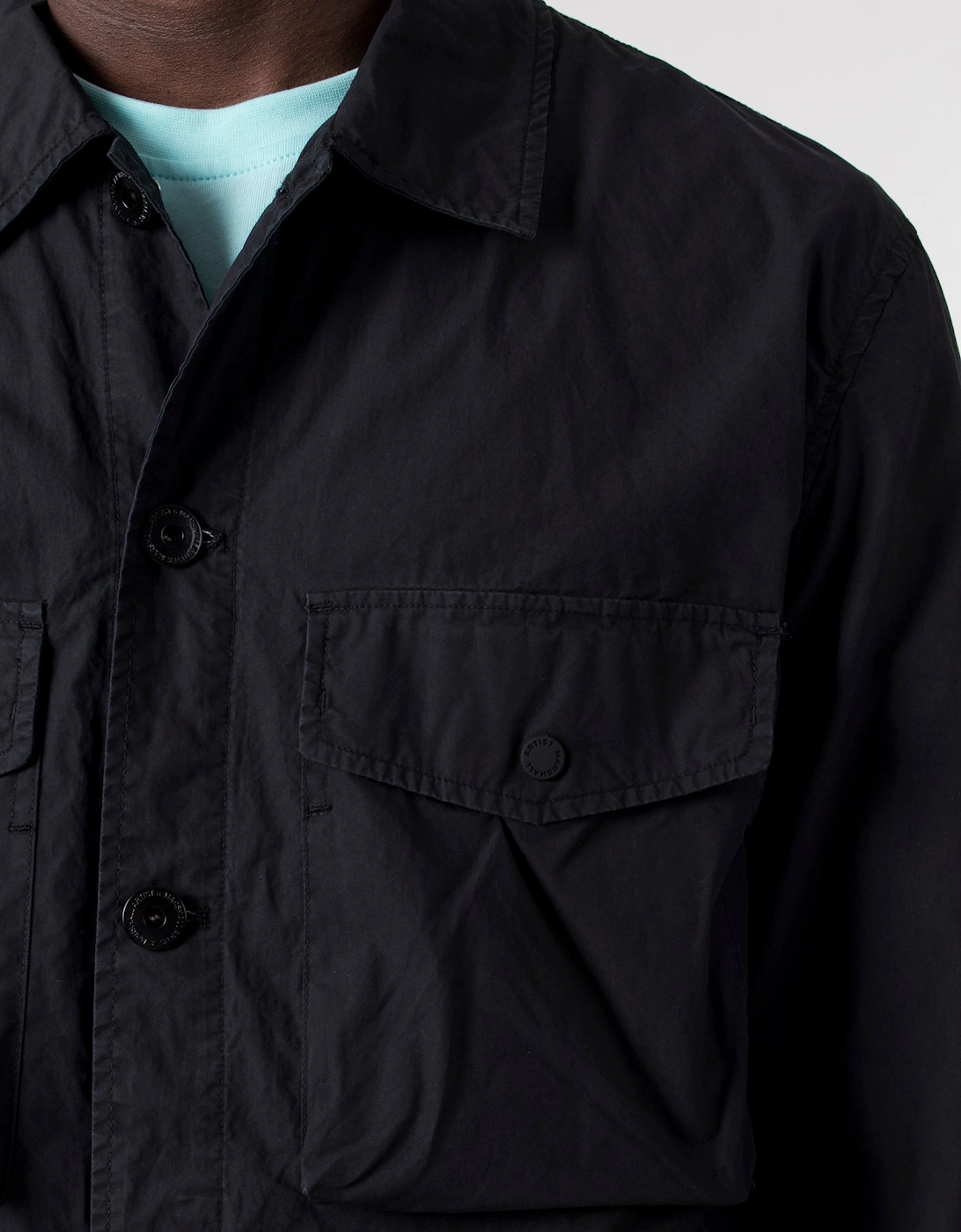 Slim Fit Parachute Cotton Overshirt