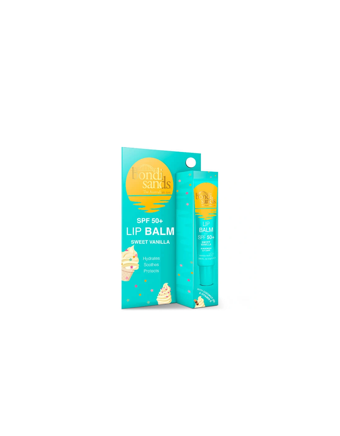 SPF 50+ Lip Balm - Sweet Vanilla 10g - Bondi Sands, 2 of 1