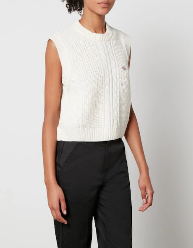 Mullinville Cotton Cable Knit Vest