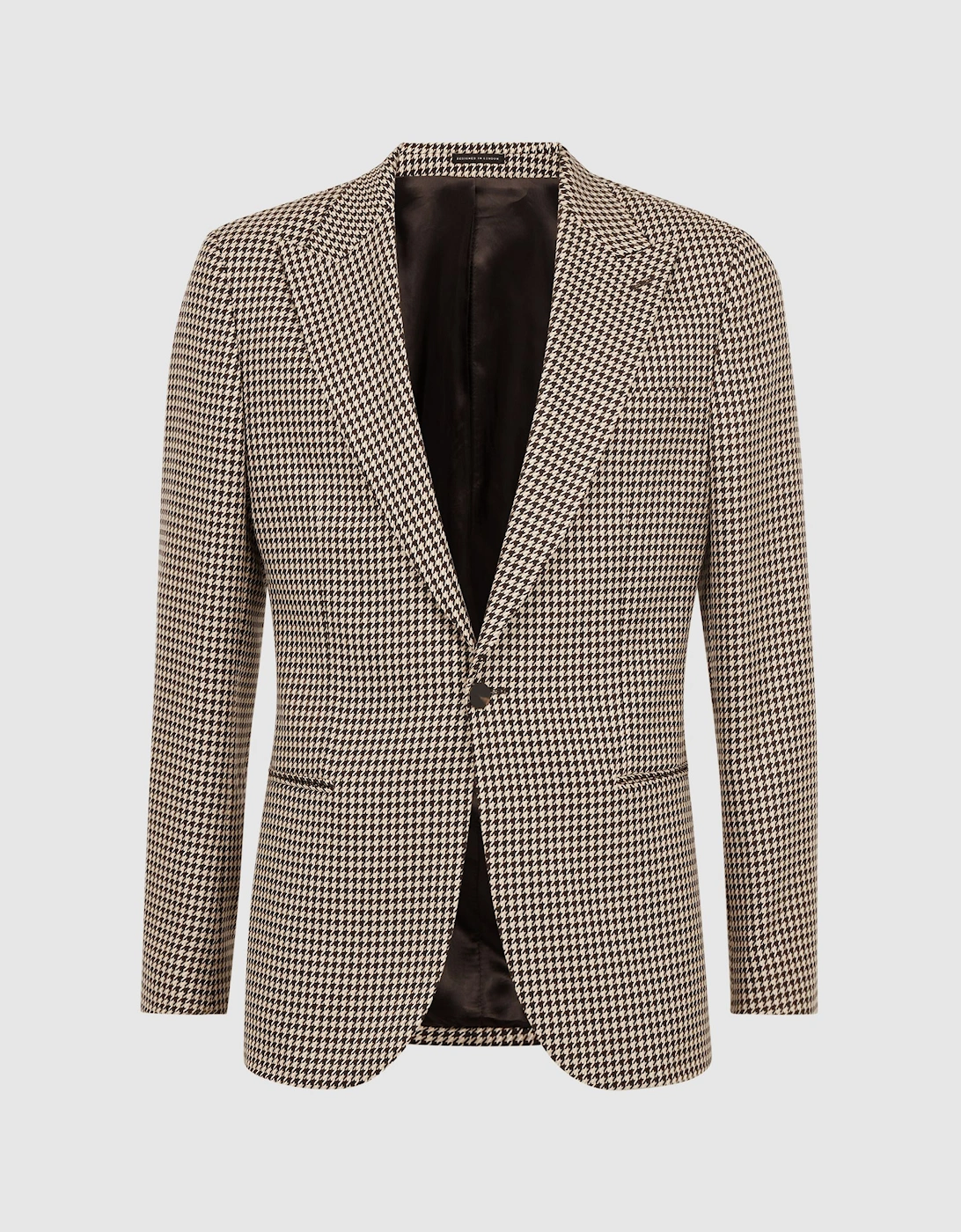 Slim Fit Single Breasted Dogtooth Blazer, 2 of 1