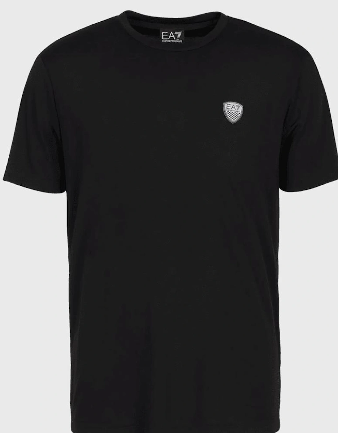 Basic Crest Logo Black T-Shirt, 3 of 2