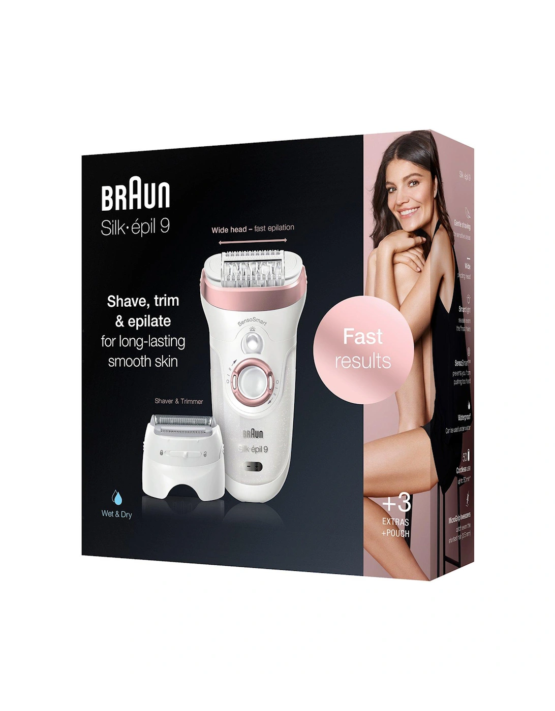 Silk-épil 9 9-720, Epilator for Women for Long-Lasting Hair Removal