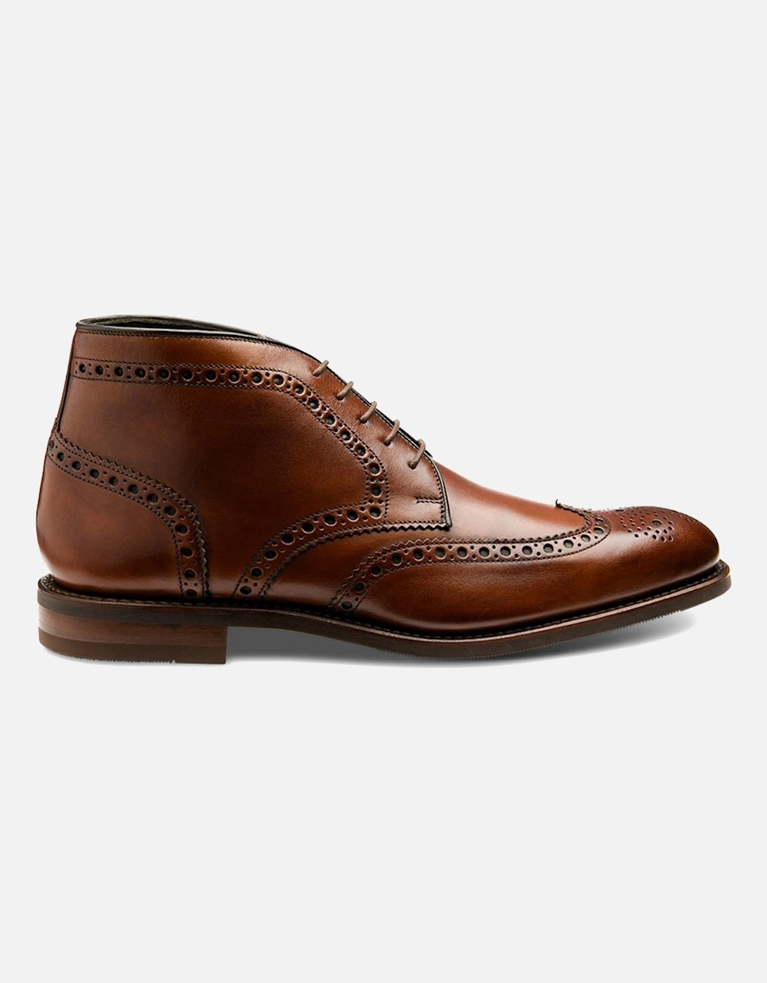 Sywell Hand Painted Brogue Boot Cedar, 4 of 3