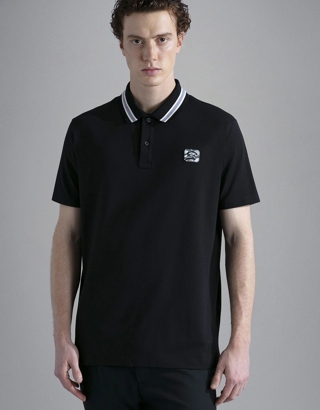 Camoflage Iconic Badge Polo 011 Black