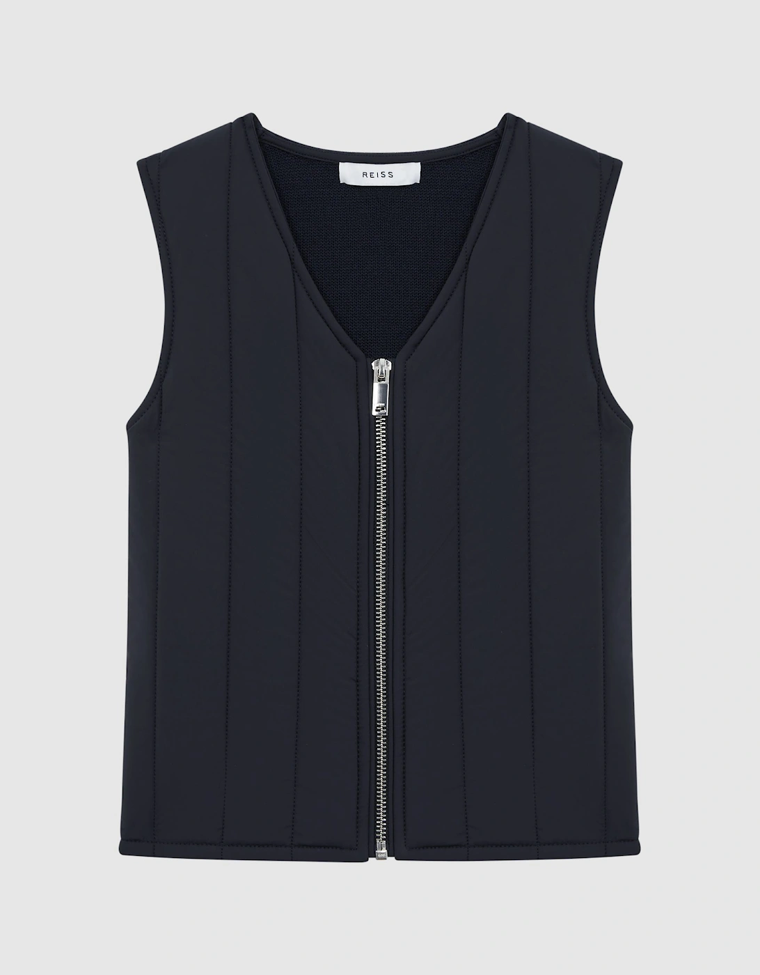 Quilted Sleeveless Gilet, 2 of 1