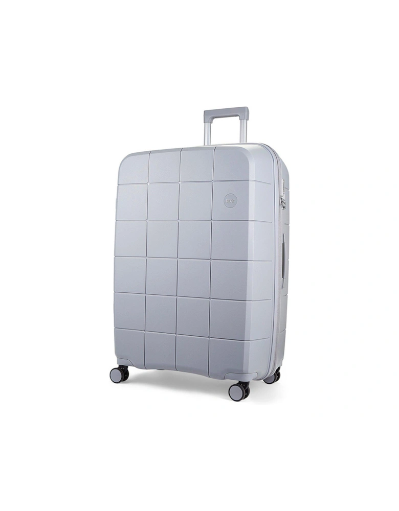 Pixel 8 wheel Hardshell Large Suitcase with TSA lock -Grey