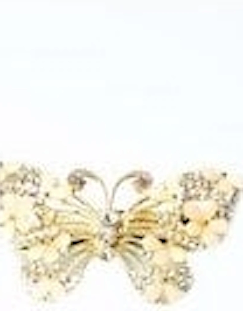 Limited Hand Made Butterfly Stone Hair Clip