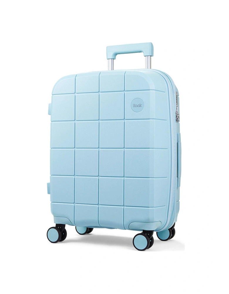 Pixel 8-Wheel Hardshell Small Suitcase with TSA lock - Pastel Blue