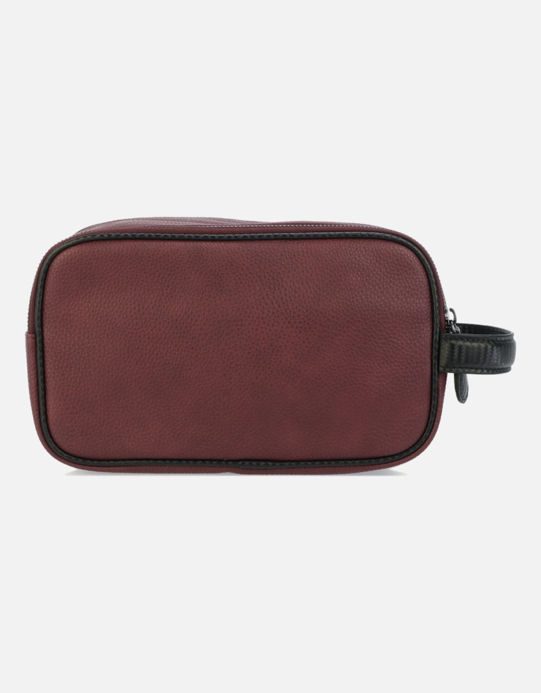 Mens Criss Double Zip Washbag