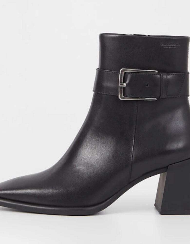 Women's Hedda Buckle Leather Heeled Boots
