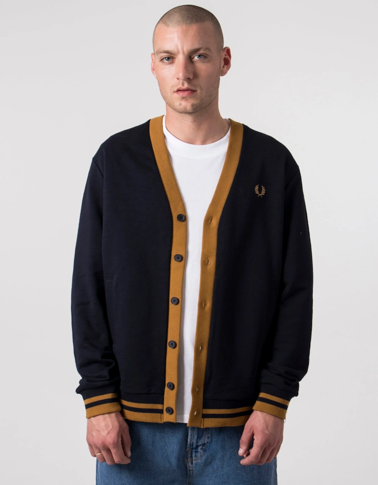 Contrast Detail Cardigan
