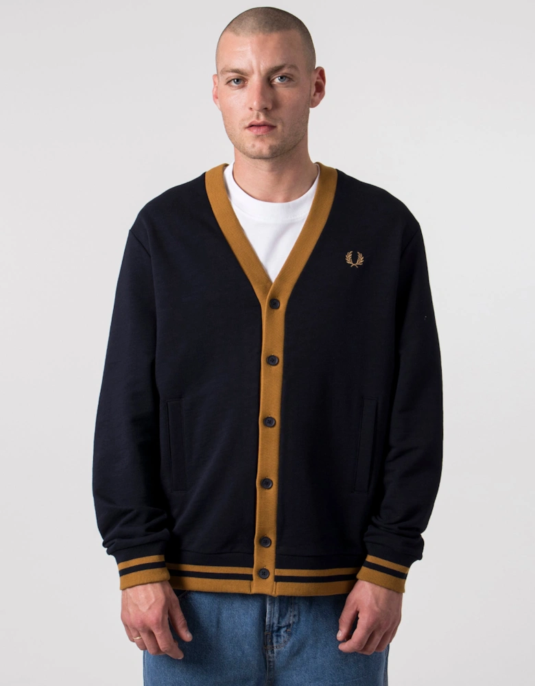 Contrast Detail Cardigan
