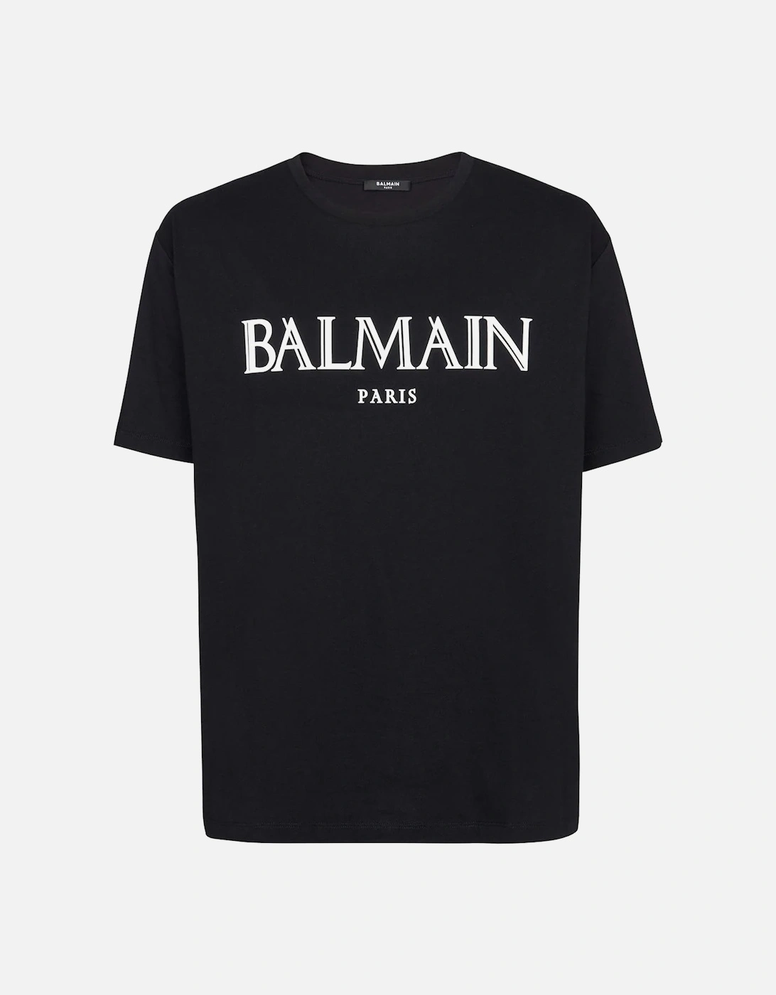 Oversized T-shirt with Rubber Roman Logo Black, 5 of 4