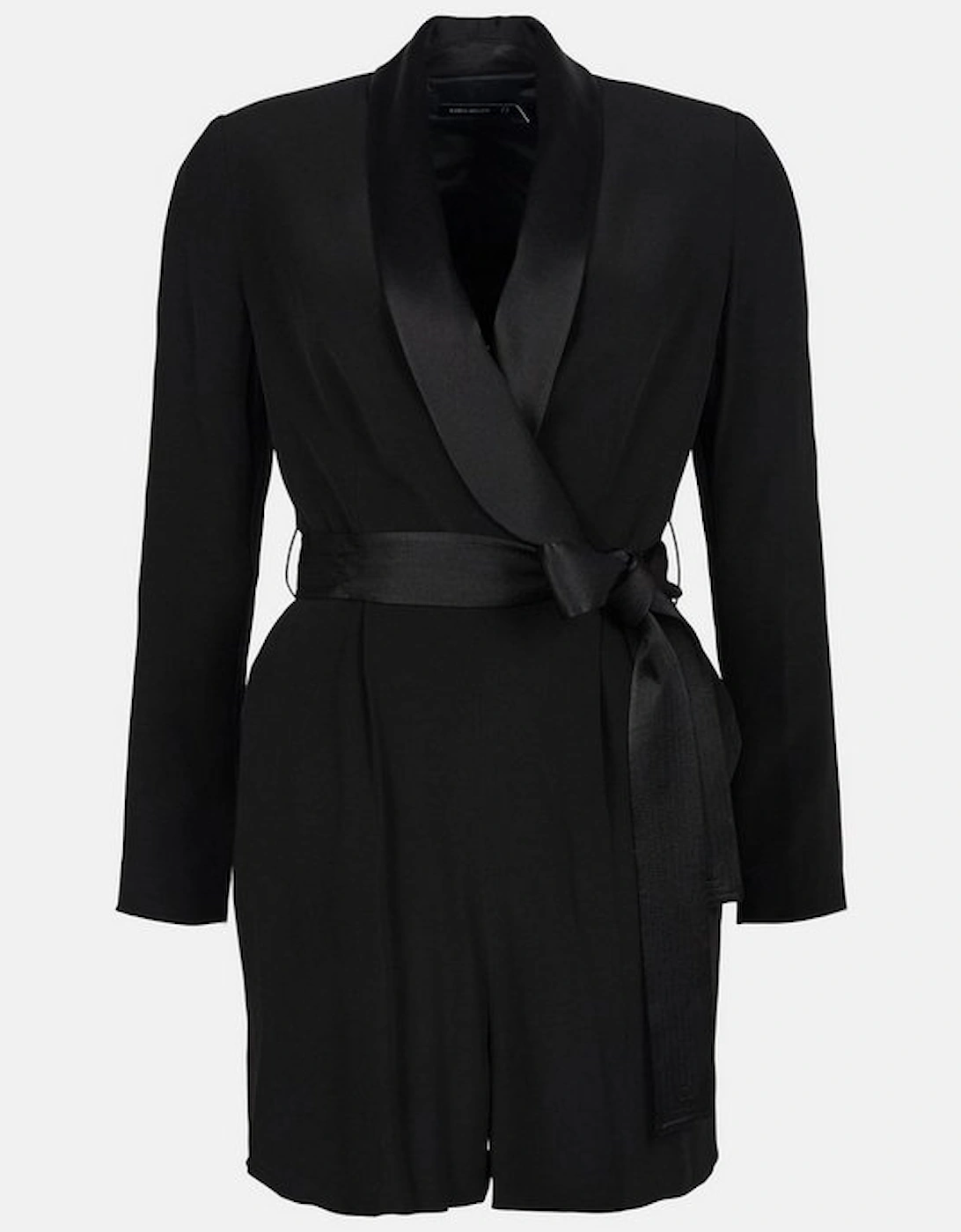 Tailored Tuxedo Wrap Playsuit