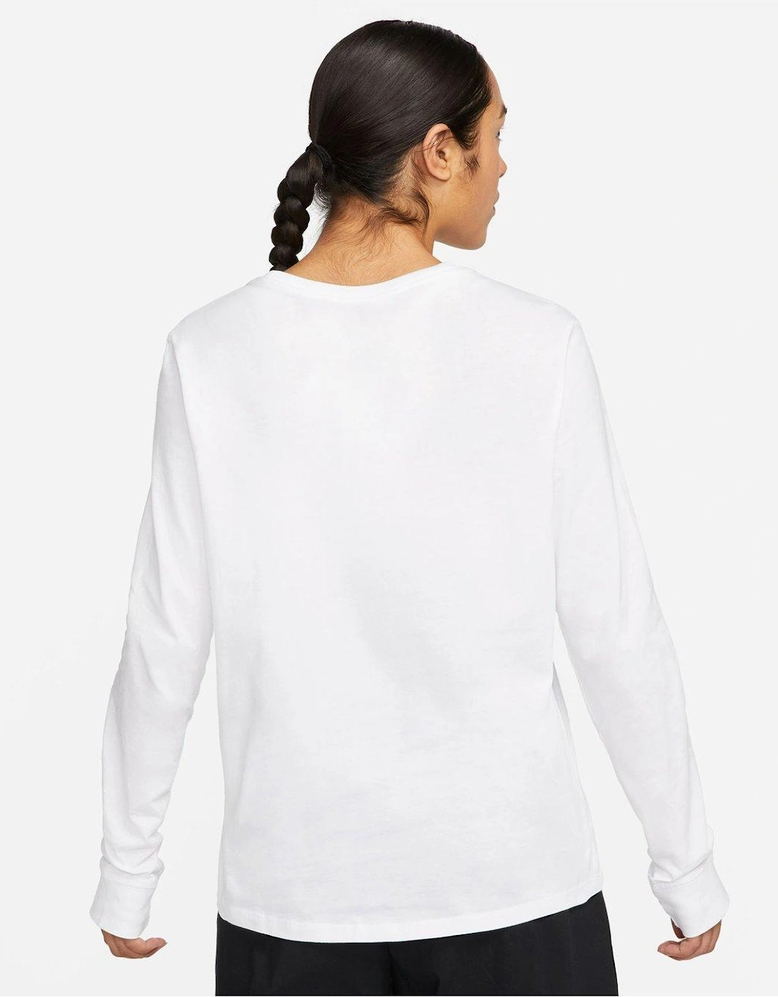 Sportswear Premium Essentials Long-Sleeve T-Shirt - White