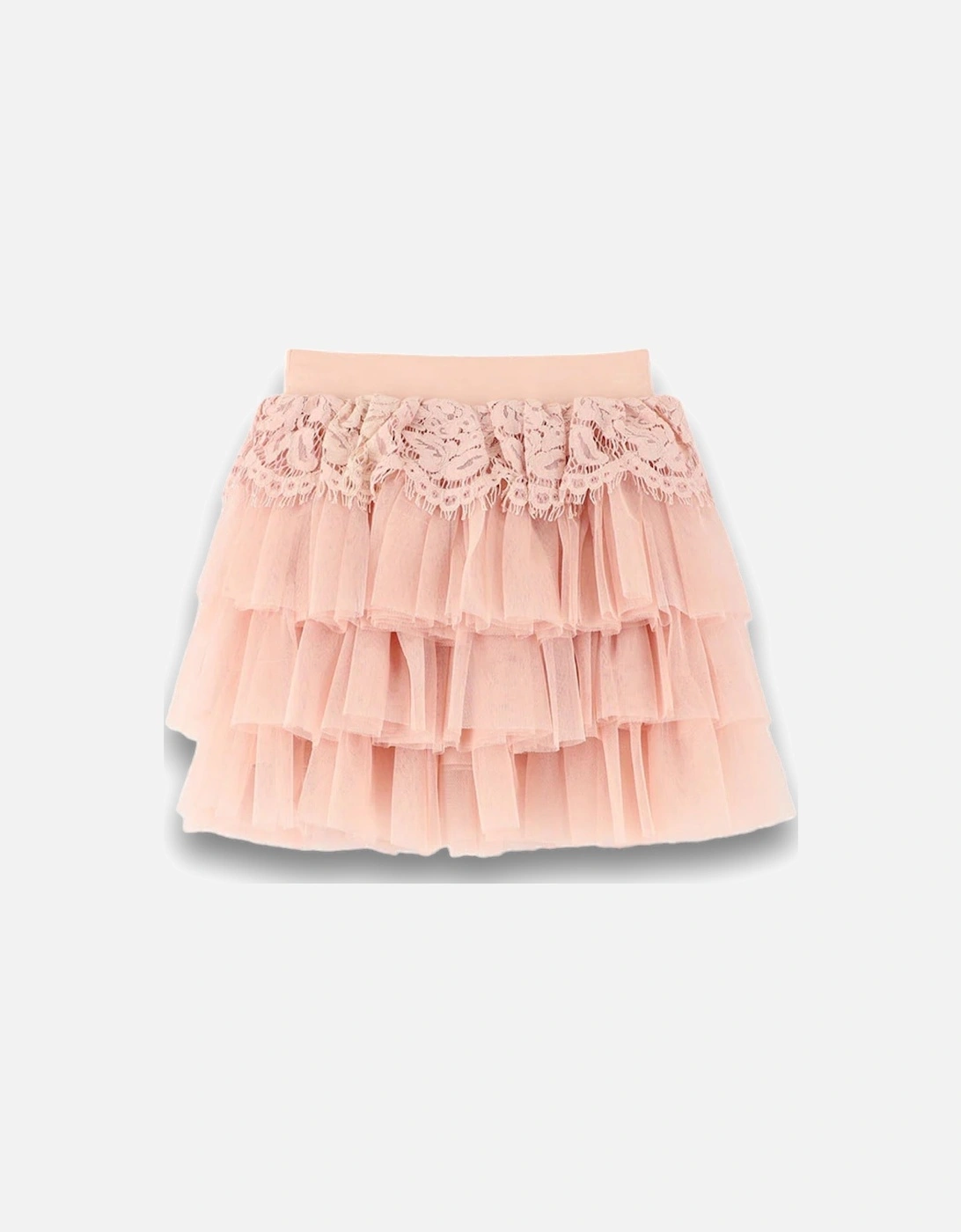 Blush Lace Skirt Set