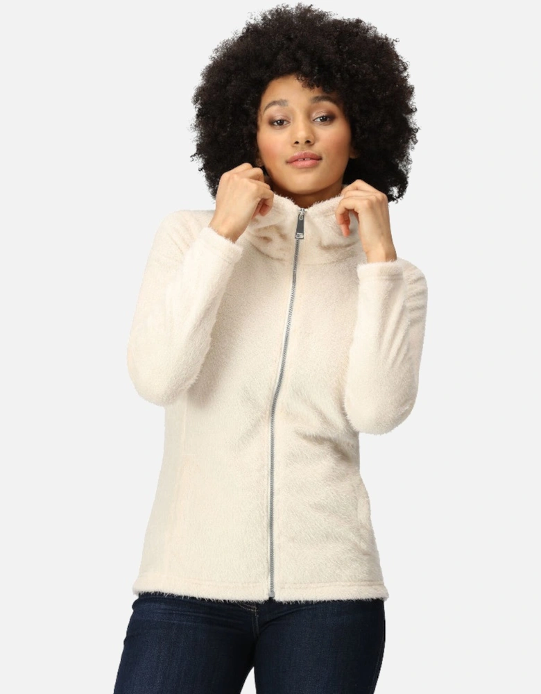 Womens Heloise Mock Neck Full Zip Fleece Jacket