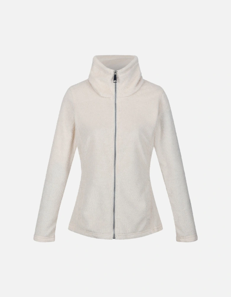 Womens Heloise Mock Neck Full Zip Fleece Jacket