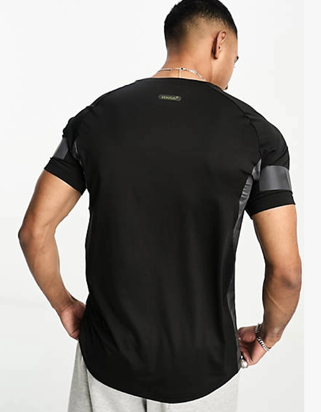 Emporio Armani Ventus7 Athlete T-Shirt - Black/Grey Camo
