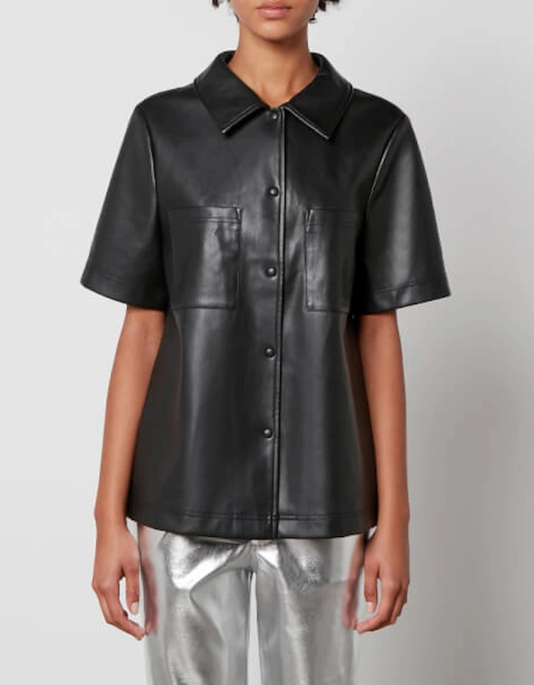 Vegan Leather Lizzie Shirt