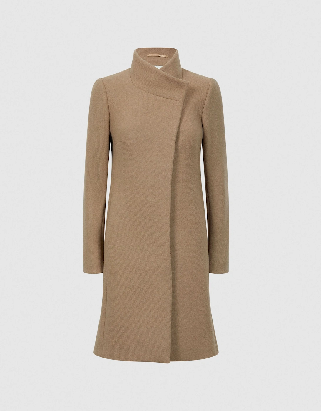 Wool Blend Mid-Length Coat, 2 of 1